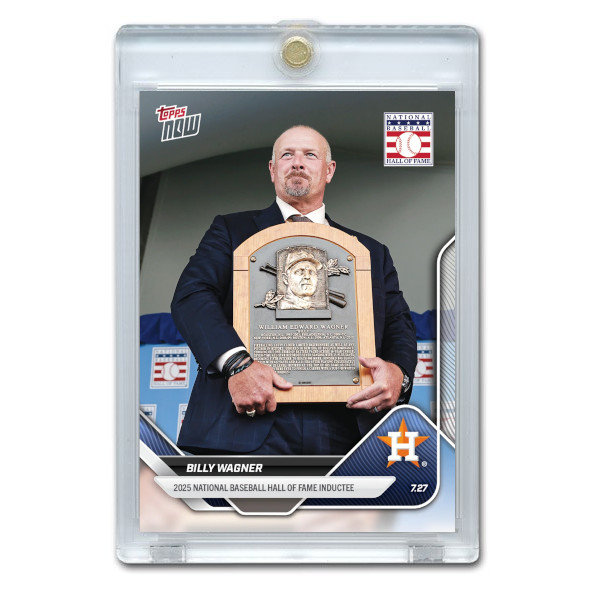 Billy Wagner Hall of Fame Induction 2025 Topps Now Card # 475 Ltd Ed of 1,194