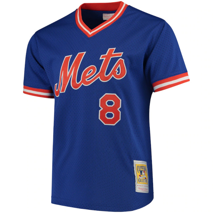 Men’s Mitchell & Ness Gary Carter 1986 New York Mets Batting Practice Cooperstown Jersey