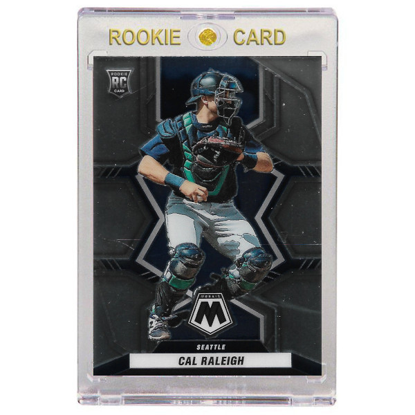 Cal Raleigh Seattle Mariners 2022 Panini Mosaic # 242 Rookie Card