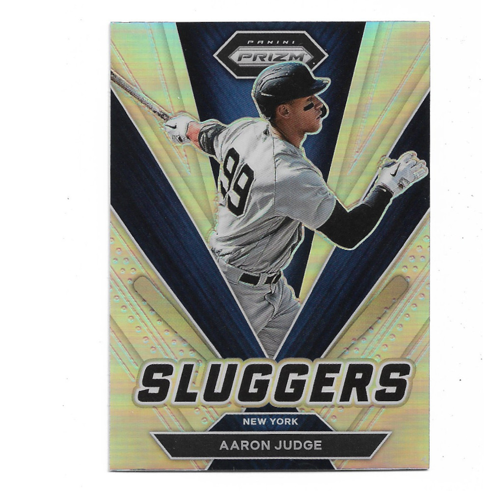 Aaron Judge 2022 Panini Prizm Slugger Silver Holo # 3