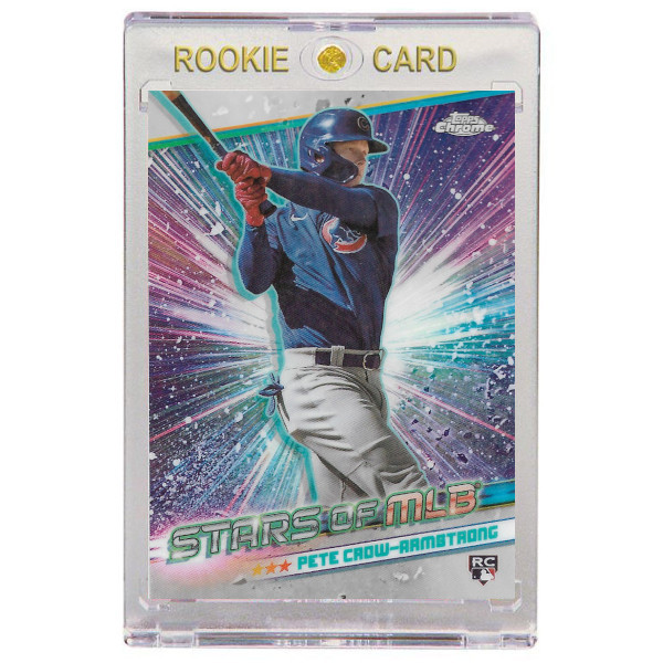 Pete Crow-Armstrong Chicago Cubs 2024 Topps Chrome Stars of MLB # 25 Rookie Card
