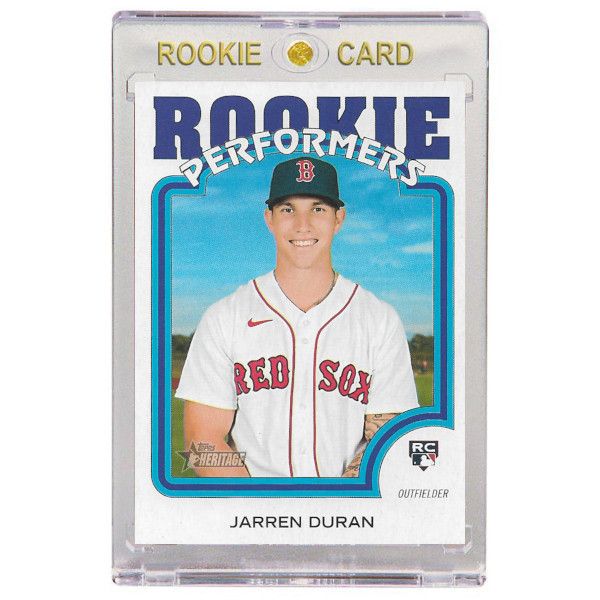Jarren Duran Boston Red Sox 2022 Topps Heritage Rookie Performers # 3 Rookie Card