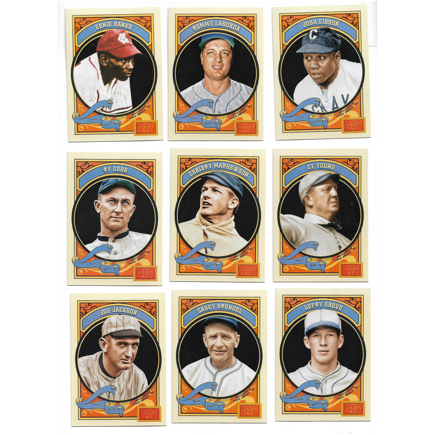 2014 Panini Golden Age 150 Card Base Baseball Set