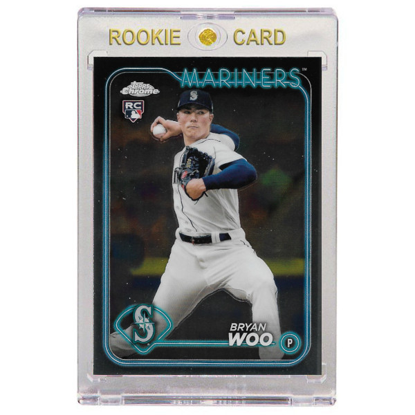 Bryan Woo Seattle Mariners 2024 Topps Chrome # 172 Rookie Card