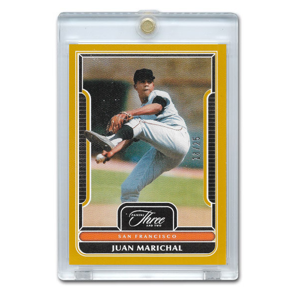 Juan Marichal 2023 Panini Three and Two Gold # 2 Ltd Ed of 25
