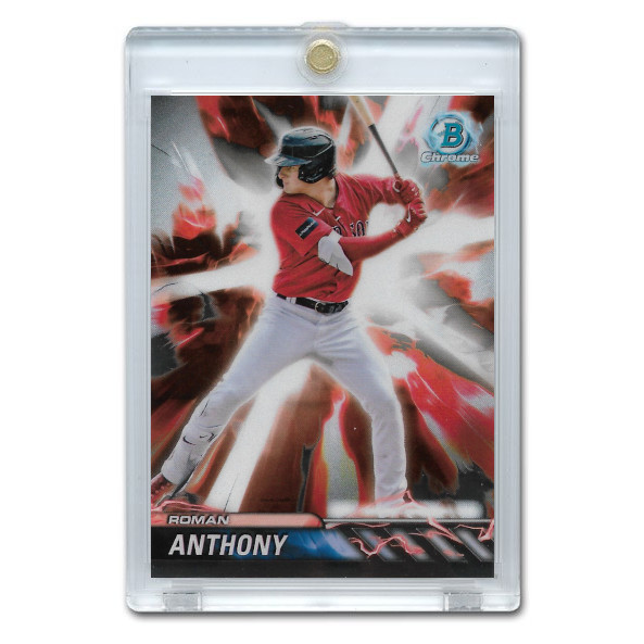 Roman Anthony 2024 Bowman Chrome Plasma Power # 18 Pre-Rookie Card