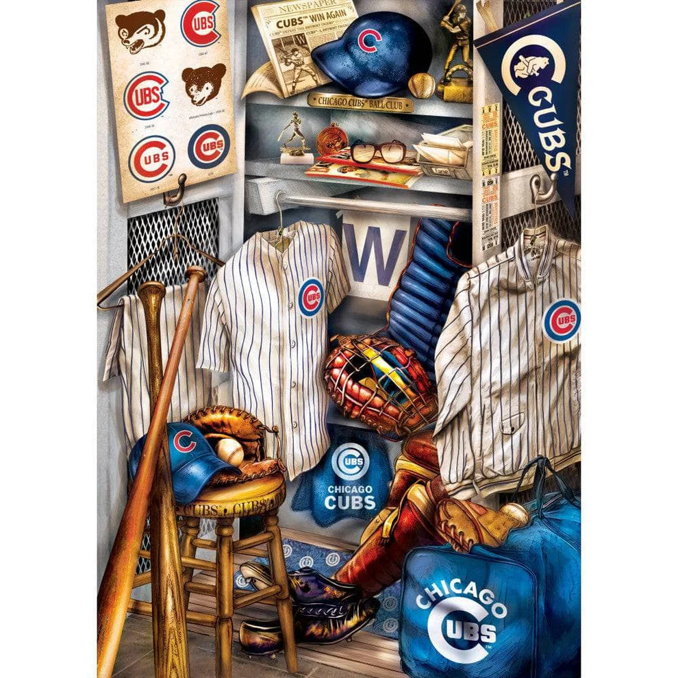 Chicago Cubs Masterpieces Locker Room 500 Piece Jigsaw Puzzle Chicago Cubs Masterpieces Locker Room 500 Piece Jigsaw Puzzle