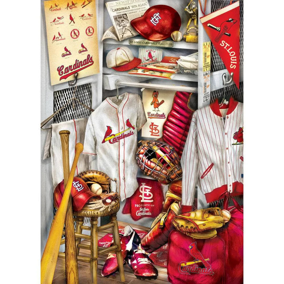 St. Louis Cardinals Masterpieces Locker Room 500 Piece Jigsaw Puzzle