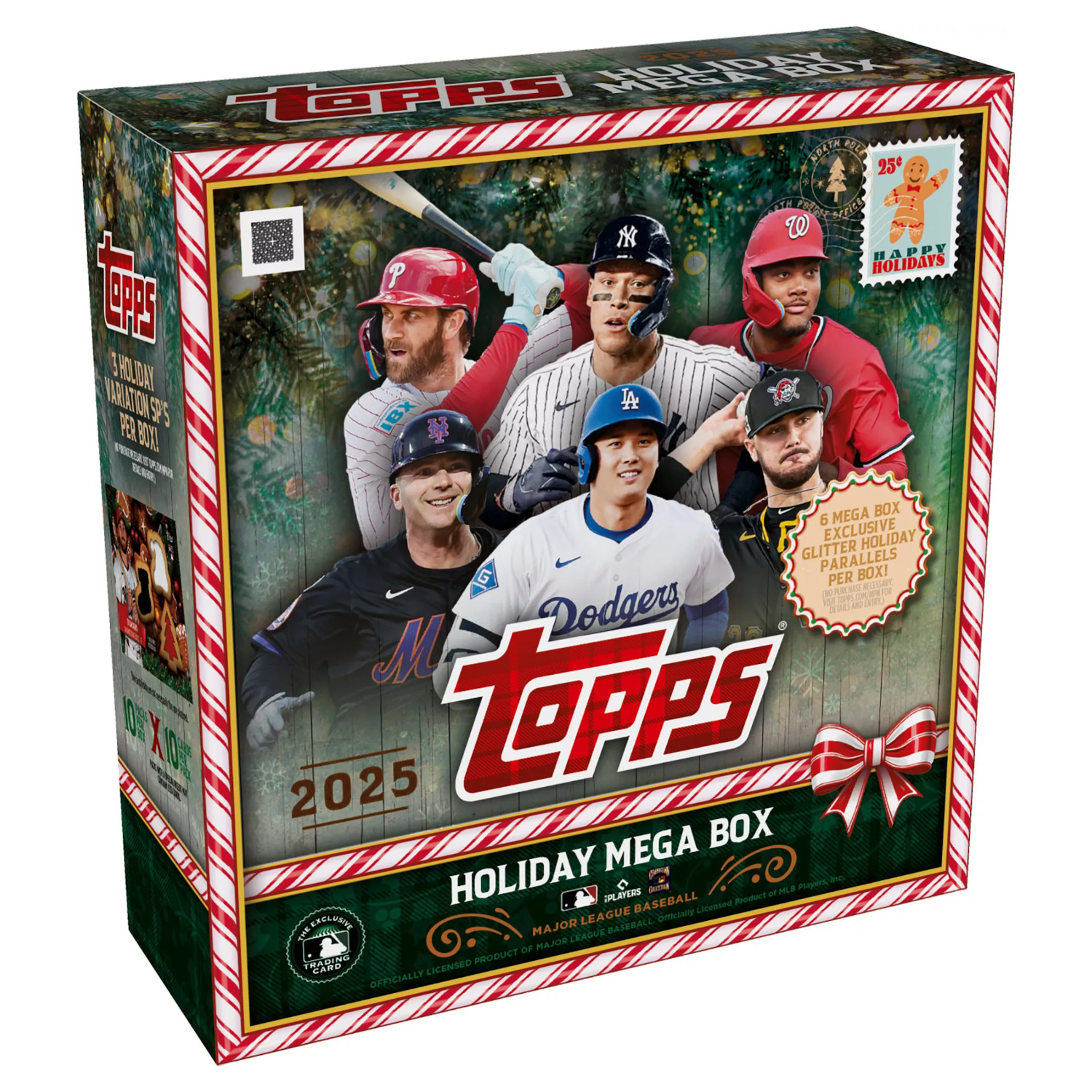 2025 Topps Holiday Baseball 100 Card Mega Box