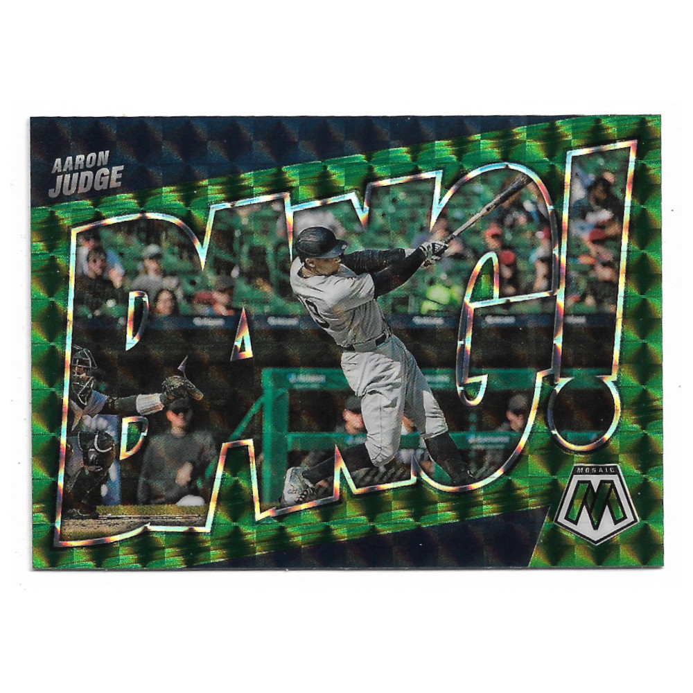 Aaron Judge 2022 Panini Mosaic Bang Green # 3 Aaron Judge 2022 Panini Mosaic Bang Green # 3