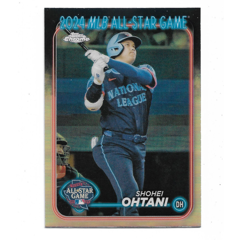 Shohei Ohtani 2024 Topps Chrome All-Star Game Refractor # 18 Shohei Ohtani 2024 Topps Chrome All-Star Game Refractor # 18