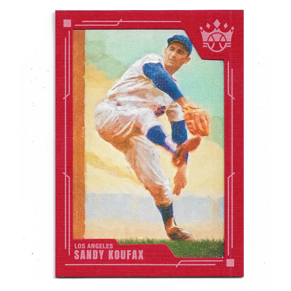 Sandy Koufax 2022 Diamond Kings Red Framed # 71 Sandy Koufax 2022 Diamond Kings Red Framed # 71