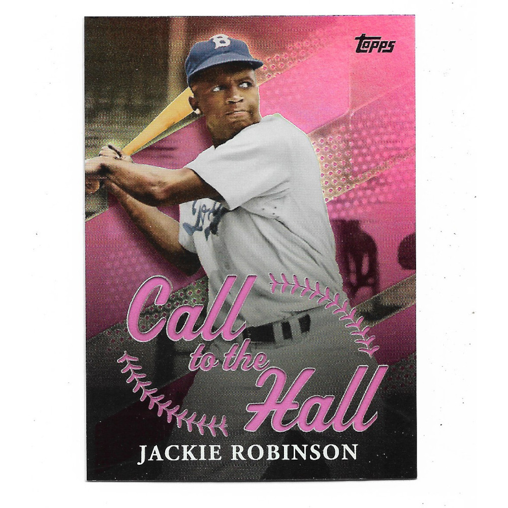 Jackie Robinson 2025 Topps Call to the Hall Pink # 5 Jackie Robinson 2025 Topps Call to the Hall Pink # 5