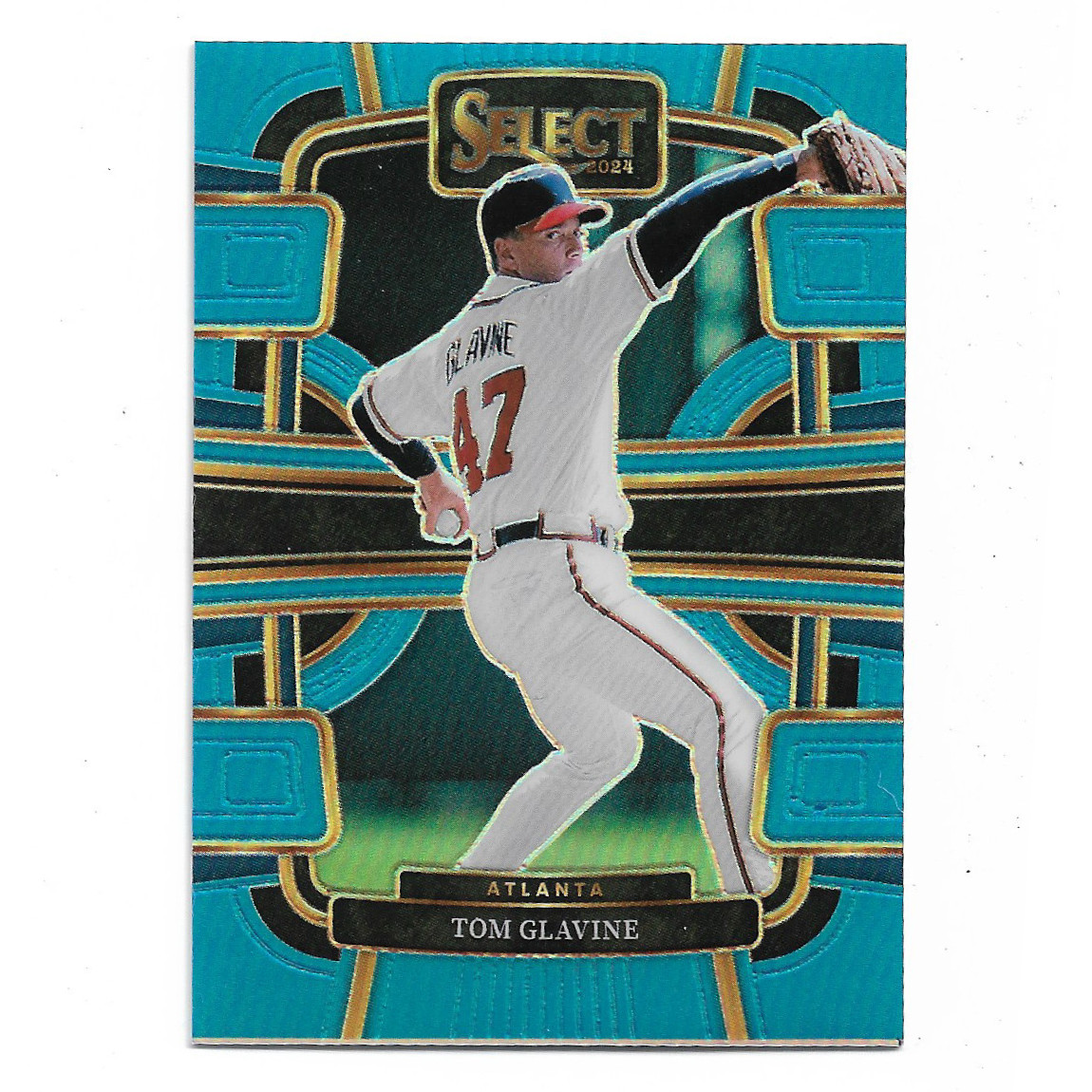 Tom Glavine 2024 Panini Select Blue # 40 Ltd Ed of 199 Tom Glavine 2024 Panini Select Blue # 40 Ltd Ed of 199