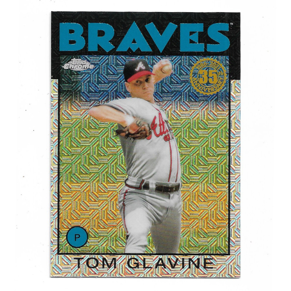 Tom Glavine 2021 Topps Chrome 35th Anniversary # 86C-21 Tom Glavine 2021 Topps Chrome 35th Anniversary # 86C-21