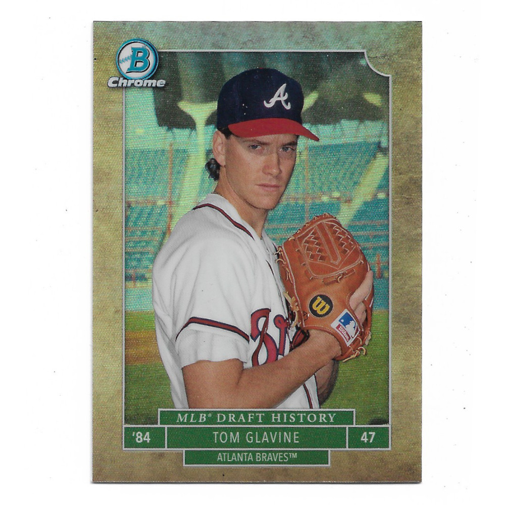 Tom Glavine 2016 Bowman Chrome Draft History # TG Tom Glavine 2016 Bowman Chrome Draft History # TG