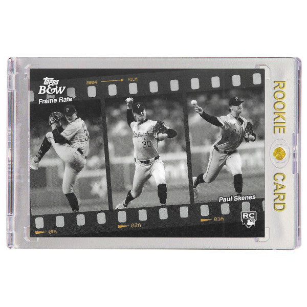 Paul Skenes Pittsburgh Pirates 2024 Topps Black & White Frame Rate # 5 Rookie Card Paul Skenes Pittsburgh Pirates 2024 Topps Black & White Frame Rate # 5 Rookie Card