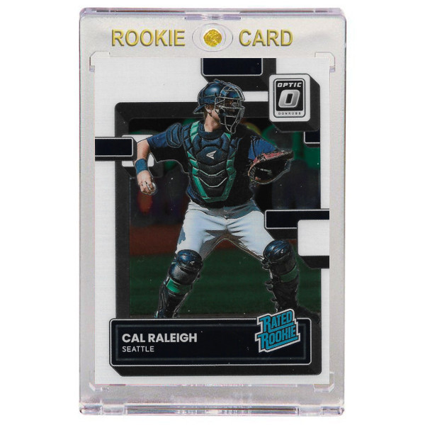 Cal Raleigh Seattle Mariners 2022 Donruss Optic # 39 Rookie Card Cal Raleigh Seattle Mariners 2022 Donruss Optic # 39 Rookie Card