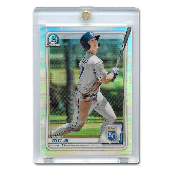 Bobby Witt Jr. 2020 Bowman Chrome Draft Refractor # BD152 Pre-Rookie Card Bobby Witt Jr. 2020 Bowman Chrome Draft Refractor # BD152 Pre-Rookie Card