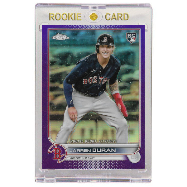 Jarren Duran Boston Red Sox 2022 Topps Chrome Update Purple Refractor # USC70 Rookie Card Jarren Duran Boston Red Sox 2022 Topps Chrome Update Purple Refractor # USC70 Rookie Card