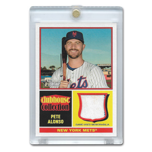 Pete Alonso 2025 Topps Heritage Clubhouse Collection Relic # CCR-PA