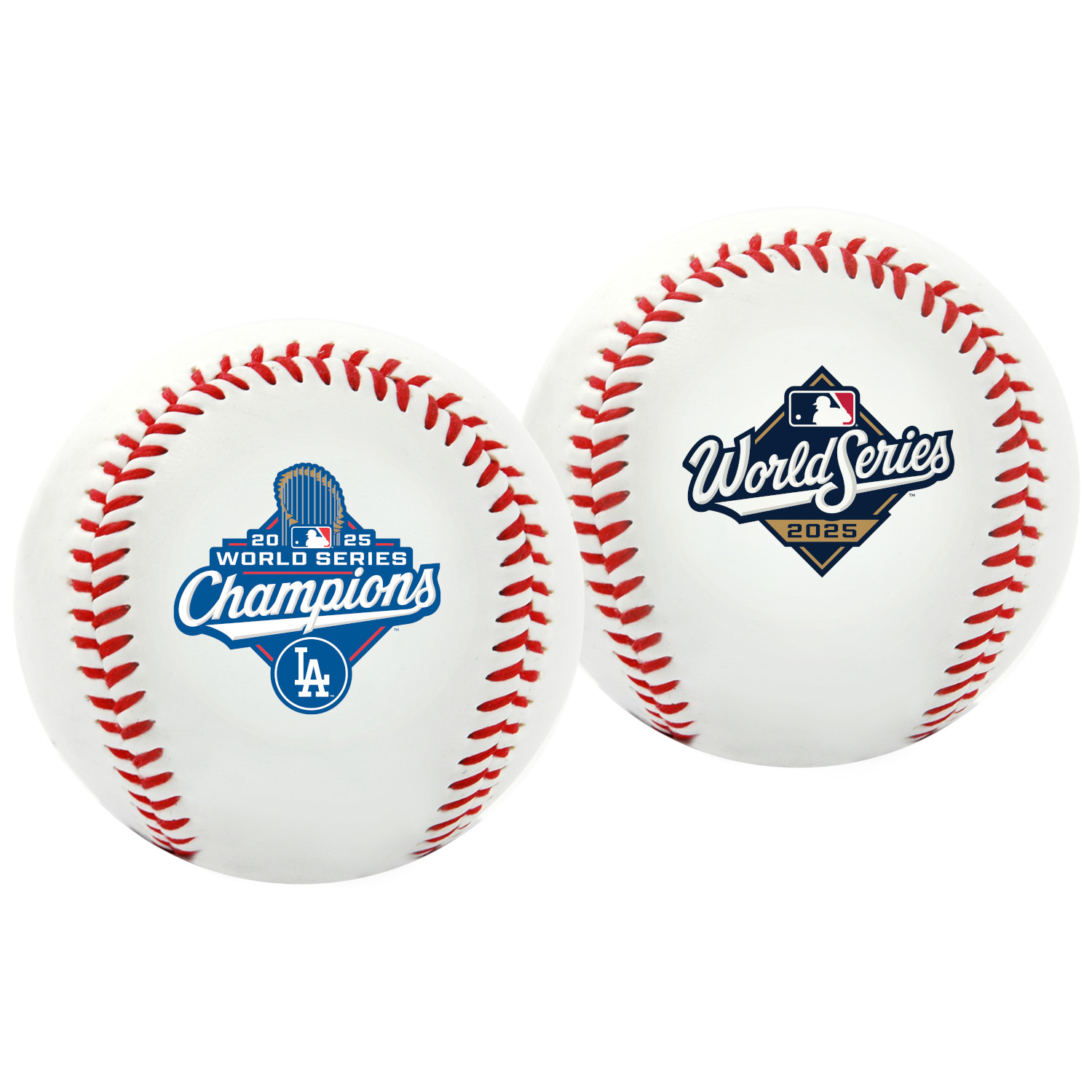 Los Angeles Dodgers Rawlings 2025 World Series Champions White Baseball
