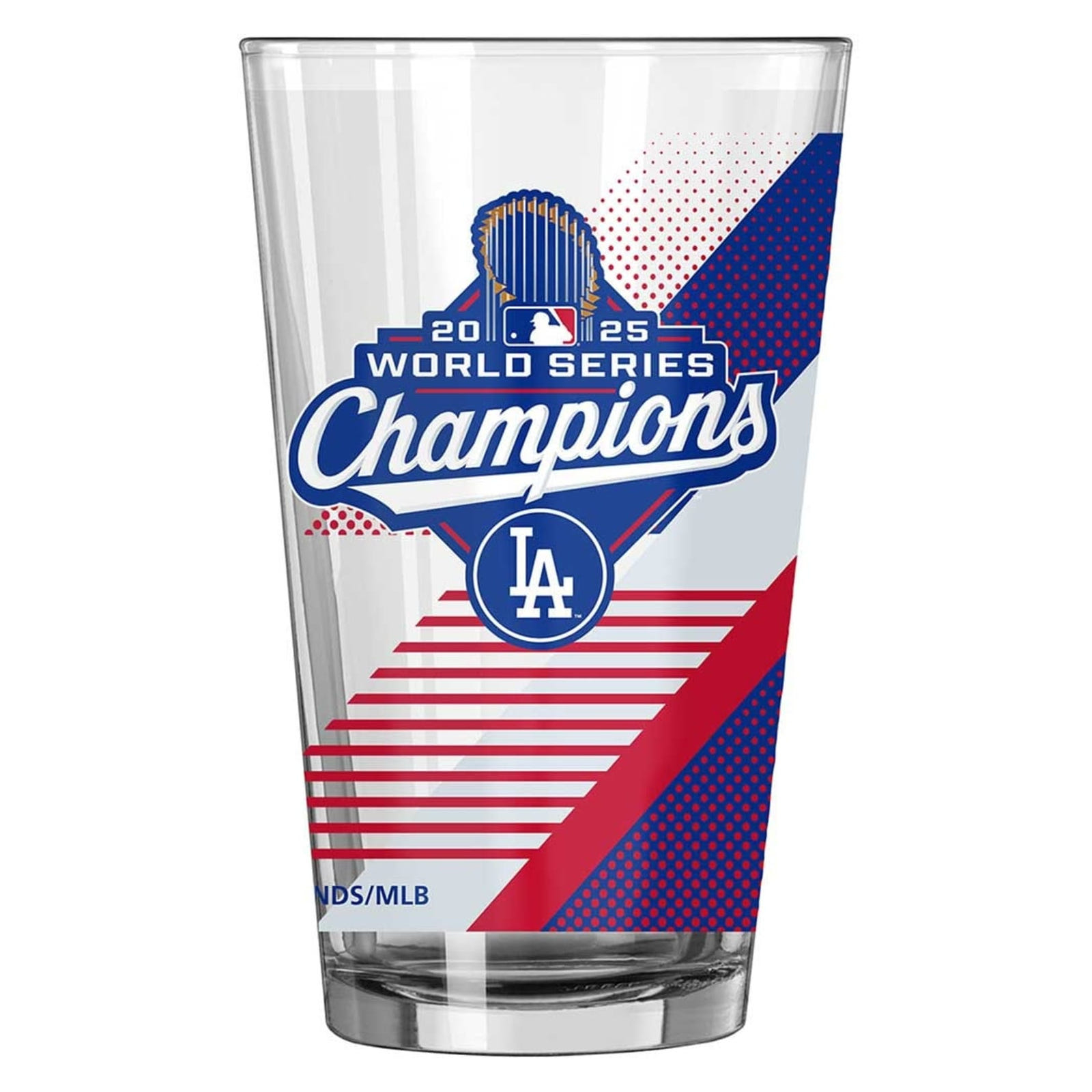 Los Angeles Dodgers 2025 World Series Champions Roster Pint Glass (Pre-Order)