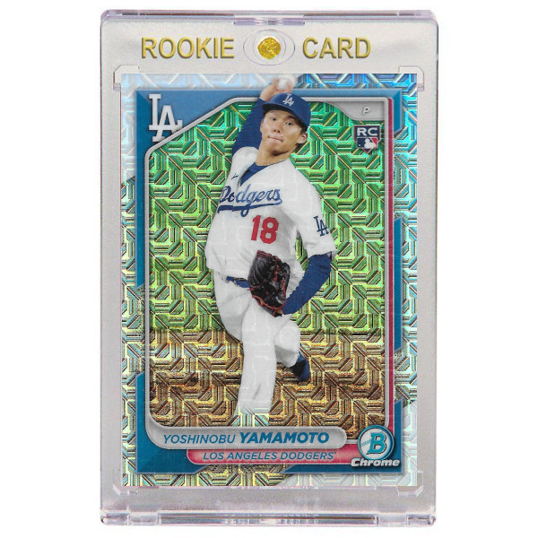 Yoshinobu Yamamoto Los Angeles Dodgers 2024 Bowman Chrome Mega # 36 Rookie Card