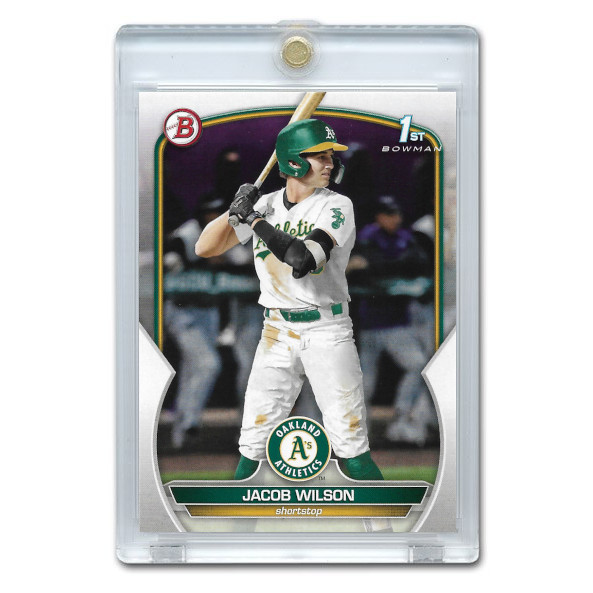 Jacob Wilson 2023 Bowman Draftt # BD-121 Pre-Rookie Card