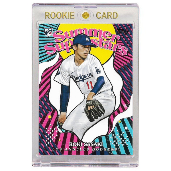Roki Sasaki Los Angeles Dodgers 2025 Topps Summer Superstars # 41 Rookie Card