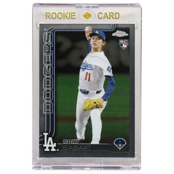 Roki Sasaki Los Angeles Dodgers 2025 Topps Chrome # 217 Rookie Card