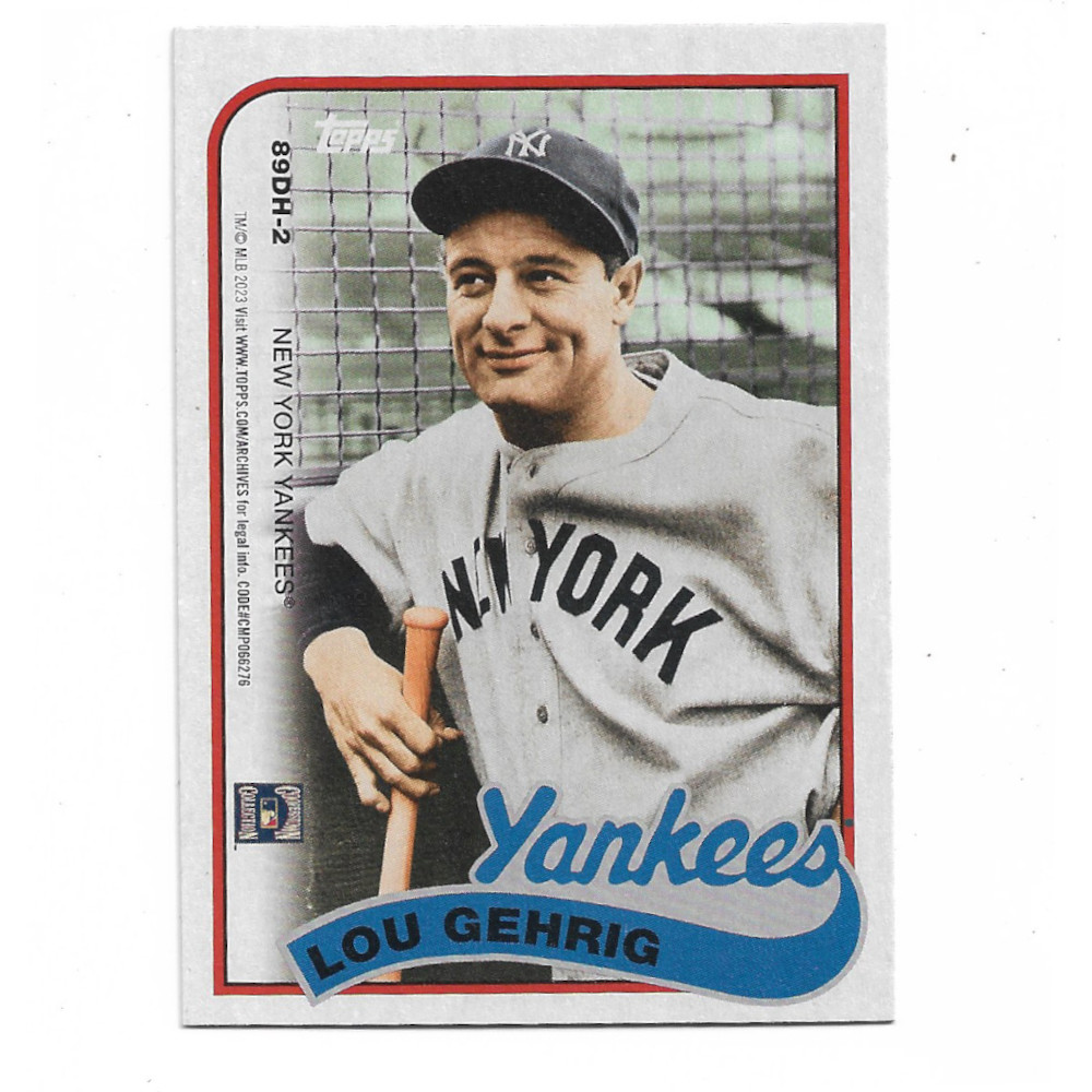 Babe Ruth and Lou Gehrig 2023 Topps Double Header # 2