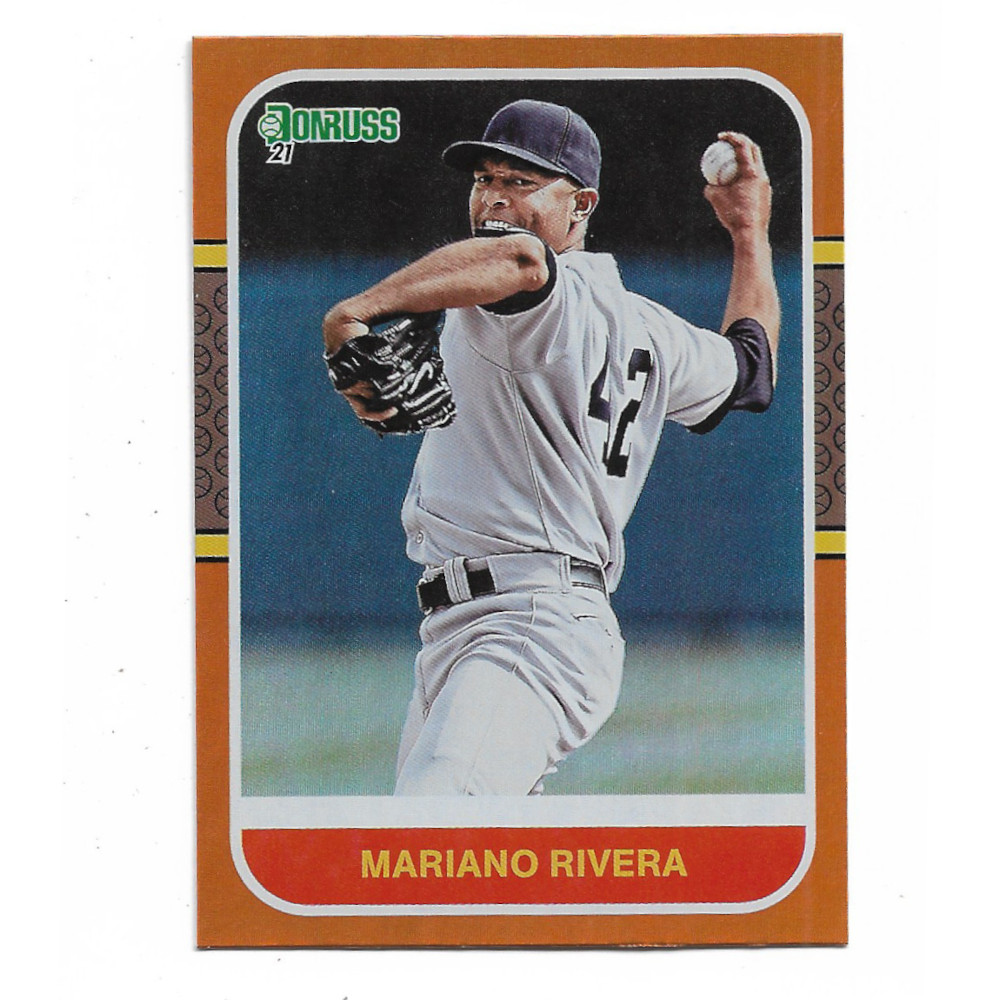 Mariano Rivera 2021 Donruss Orange Holo # 260