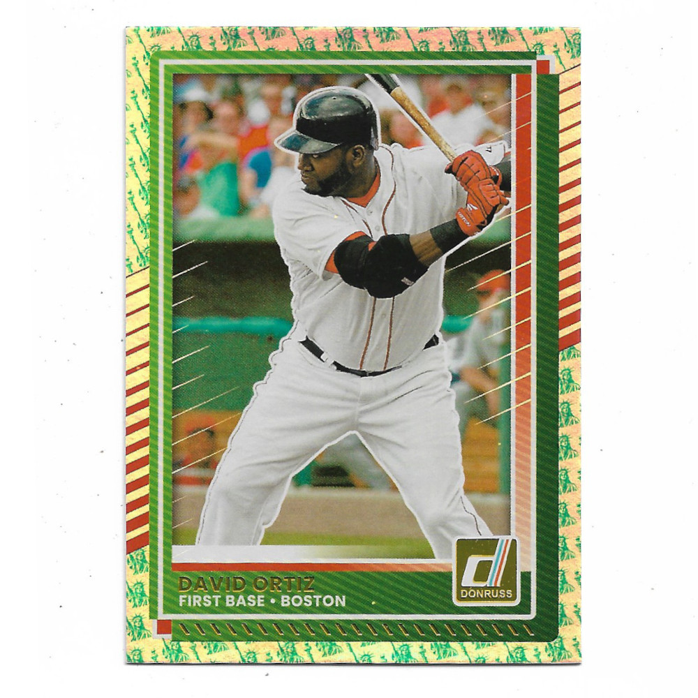 David Ortiz 2025 Donruss Statue of Liberty Holo # 61