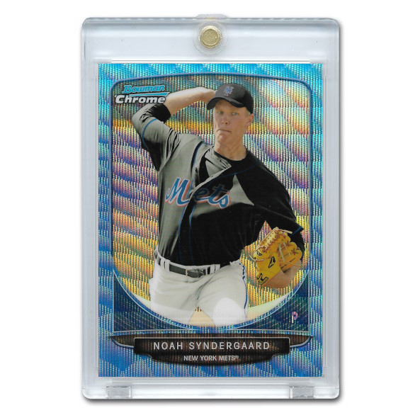 Noah Syndergaard 2013 Bowman Chrome Draft Top Prospects Blue Wave Refractor #TP22 Pre-Rookie Card