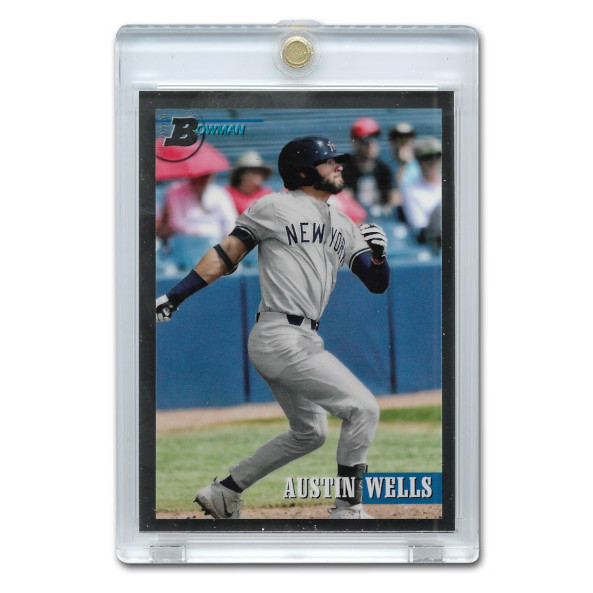 Austin Wells 2021 Bowman Heritage Chrome # 166 Pre-Rookie Card