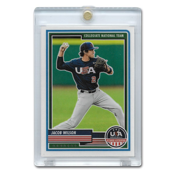 Jacob Wilson 2023 Panini USA Stars & Stripes # 89 Pre-Rookie Card