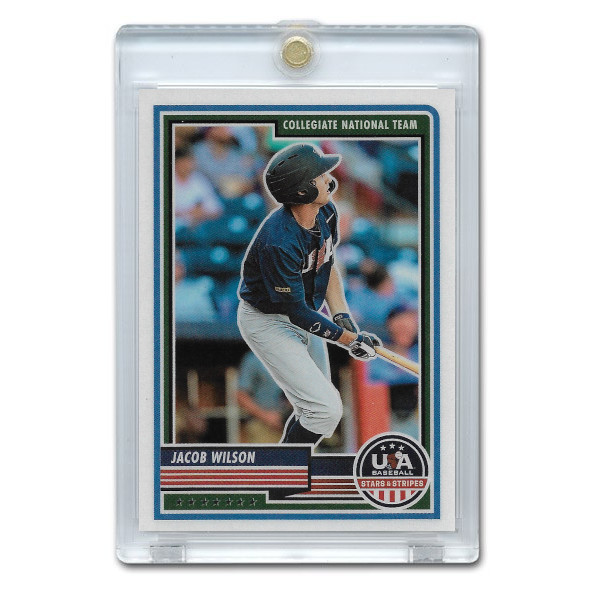Jacob Wilson 2023 Panini USA Stars & Stripes # 84 Pre-Rookie Card