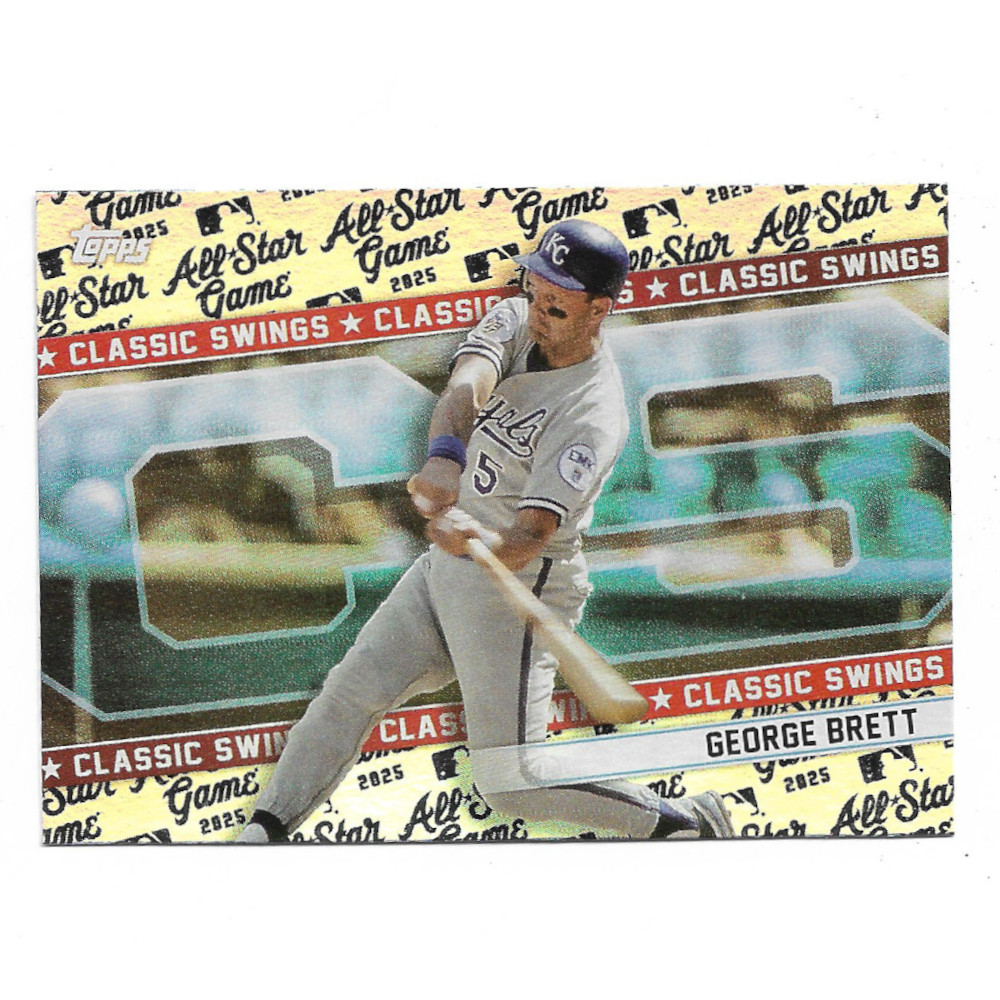 George Brett 2025 Topps All-Star Game Classic Swings # 20
