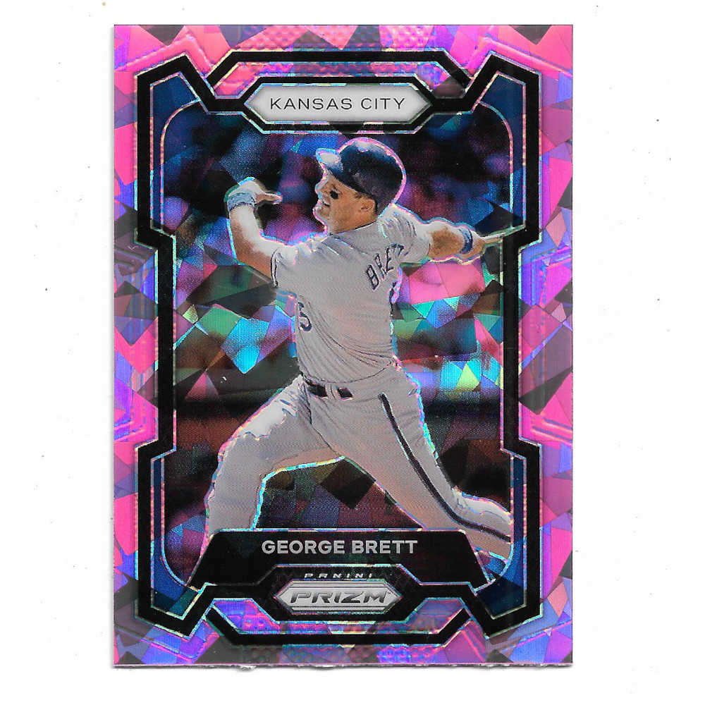 George Brett 2024 Panini Prizm Pink Ice # 36