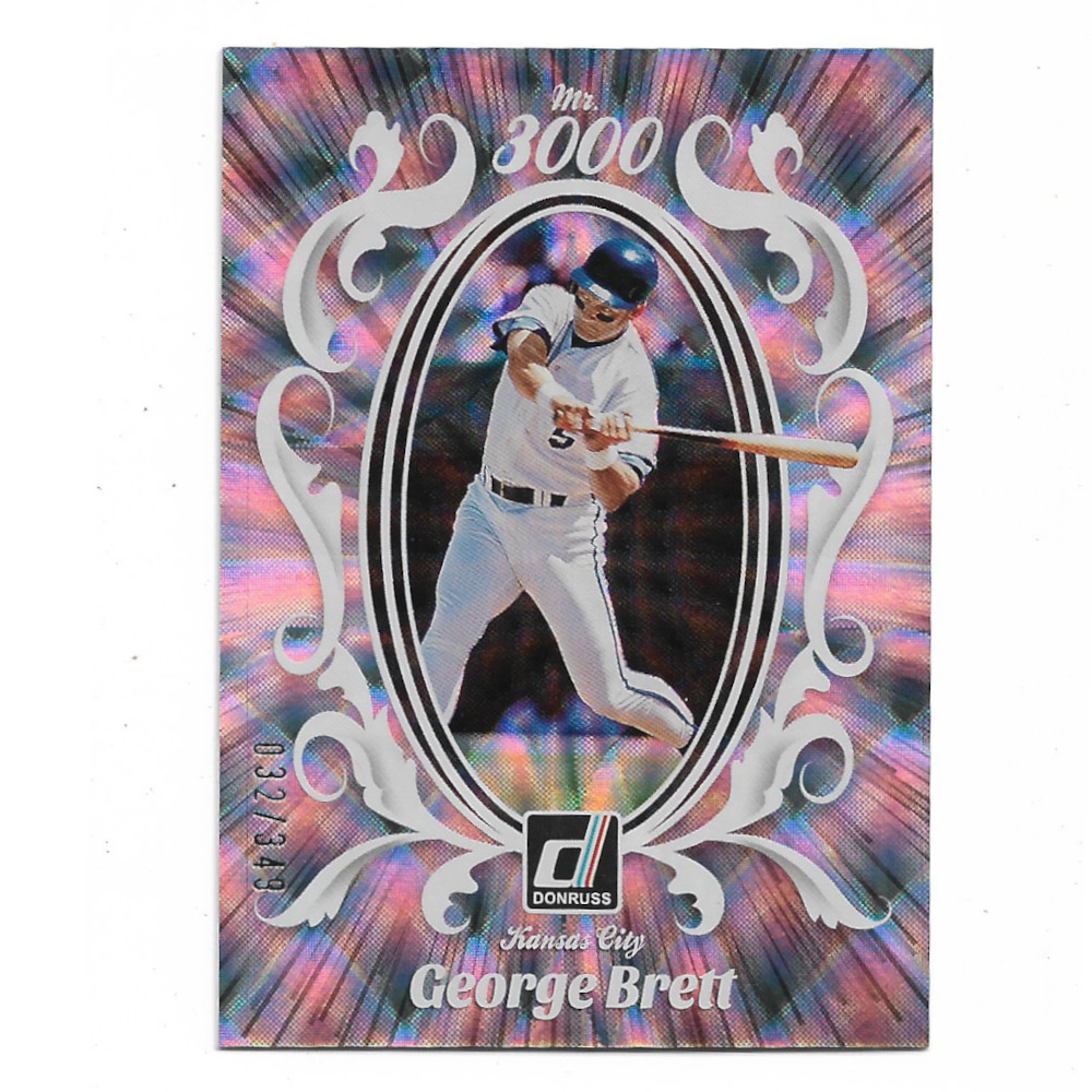 George Brett 2023 Donruss Mr. 3,000 Silver # 12 Ltd Ed of 349