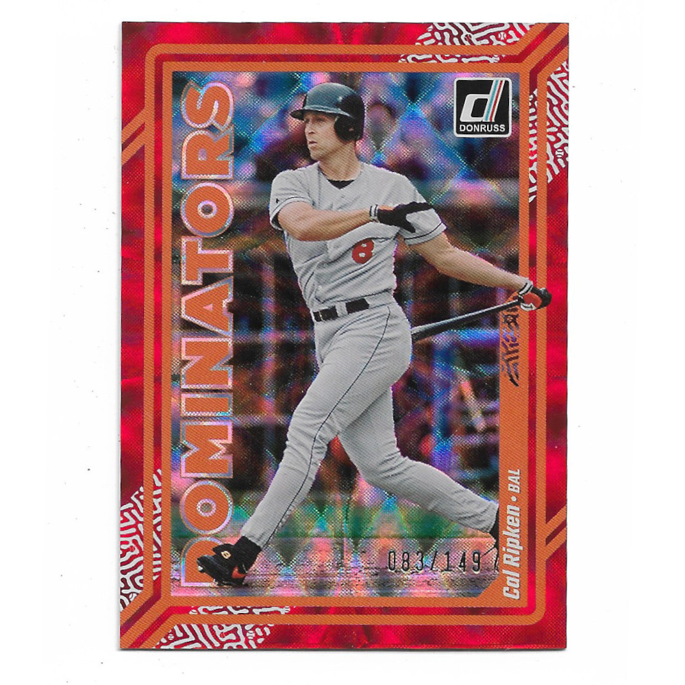 Cal Ripken Jr. 2023 Donruss Dominators Orange # 2 Ltd Ed of 199