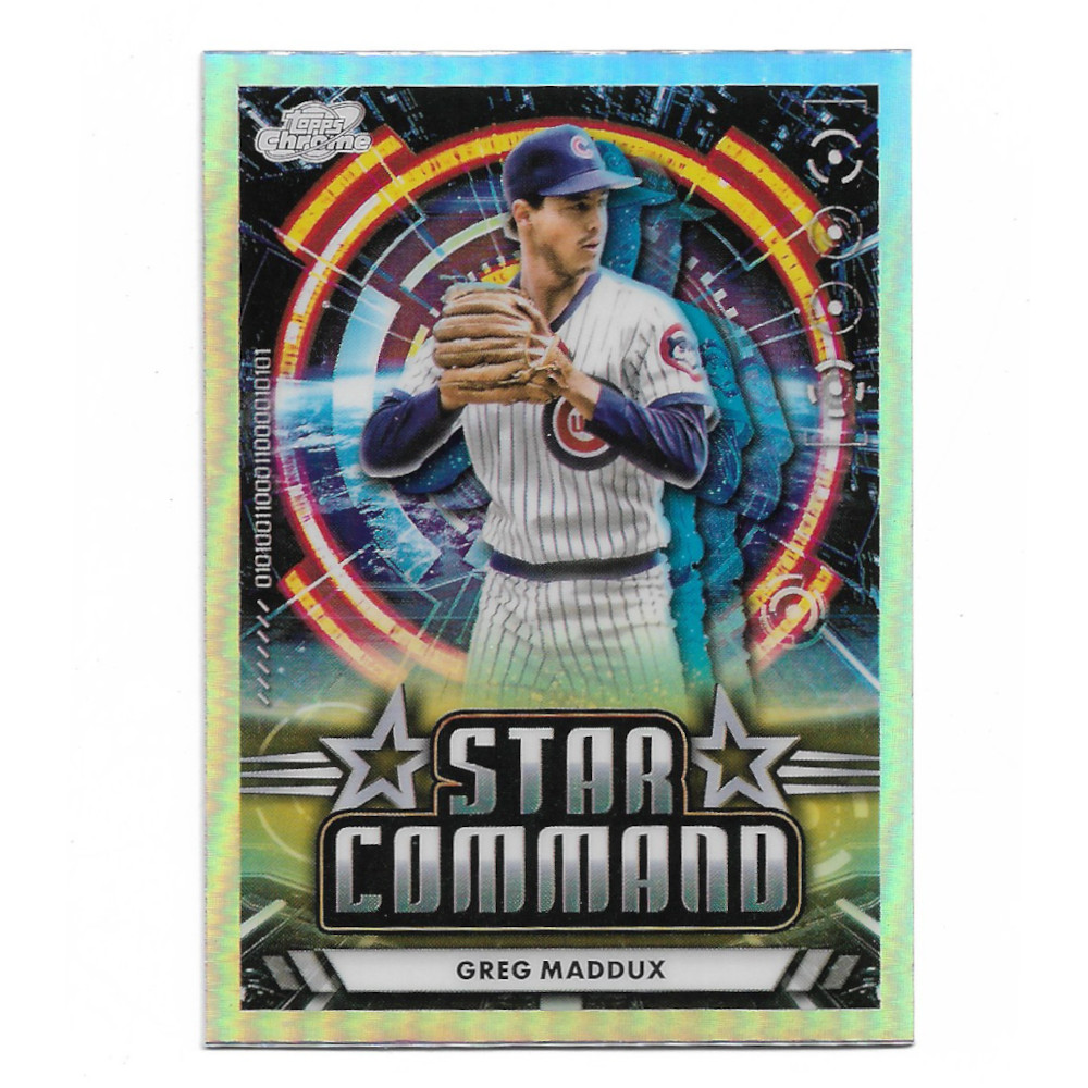 Greg Maddux 2024 Topps Cosmic Chrome Star Command # 17