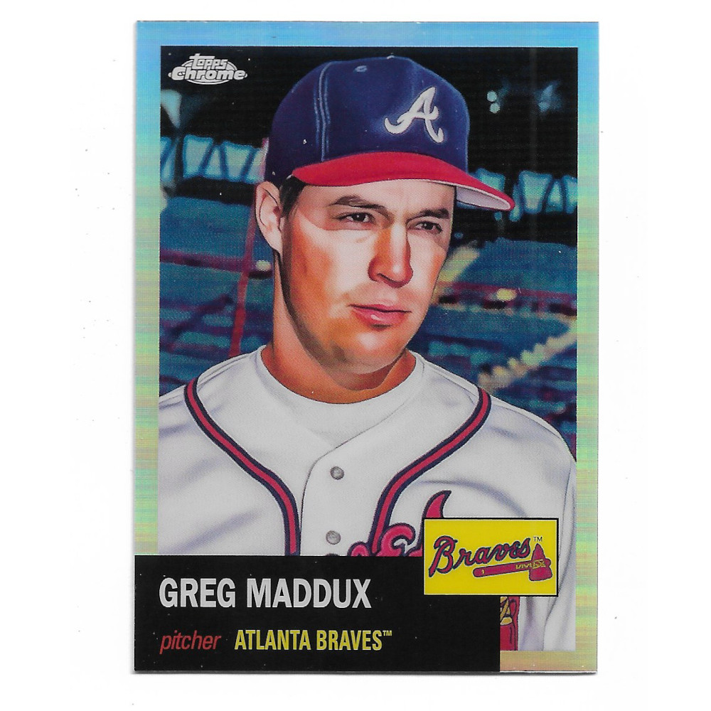 Greg Maddux 2024 Topps Chrome Platinum Anniversary Refractor # 64