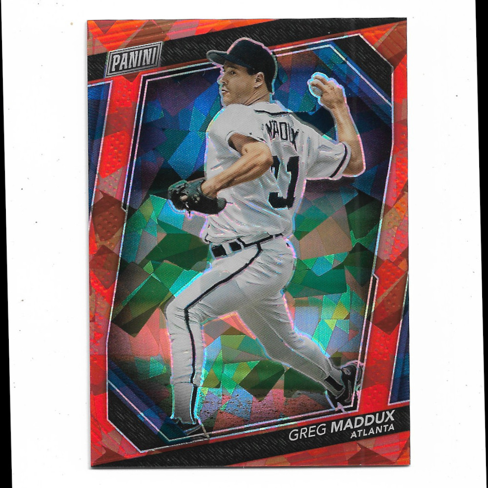 Greg Maddux 2023 Panini National Convention VIP Red # 56 Ltd Ed of 199