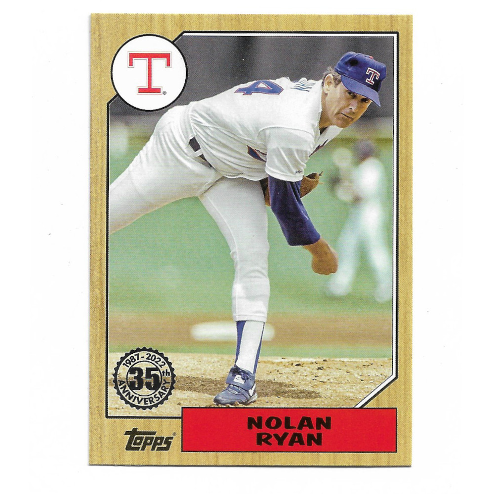 Nolan Ryan 2022 Topps 35th Anniversary # 87TBU-34