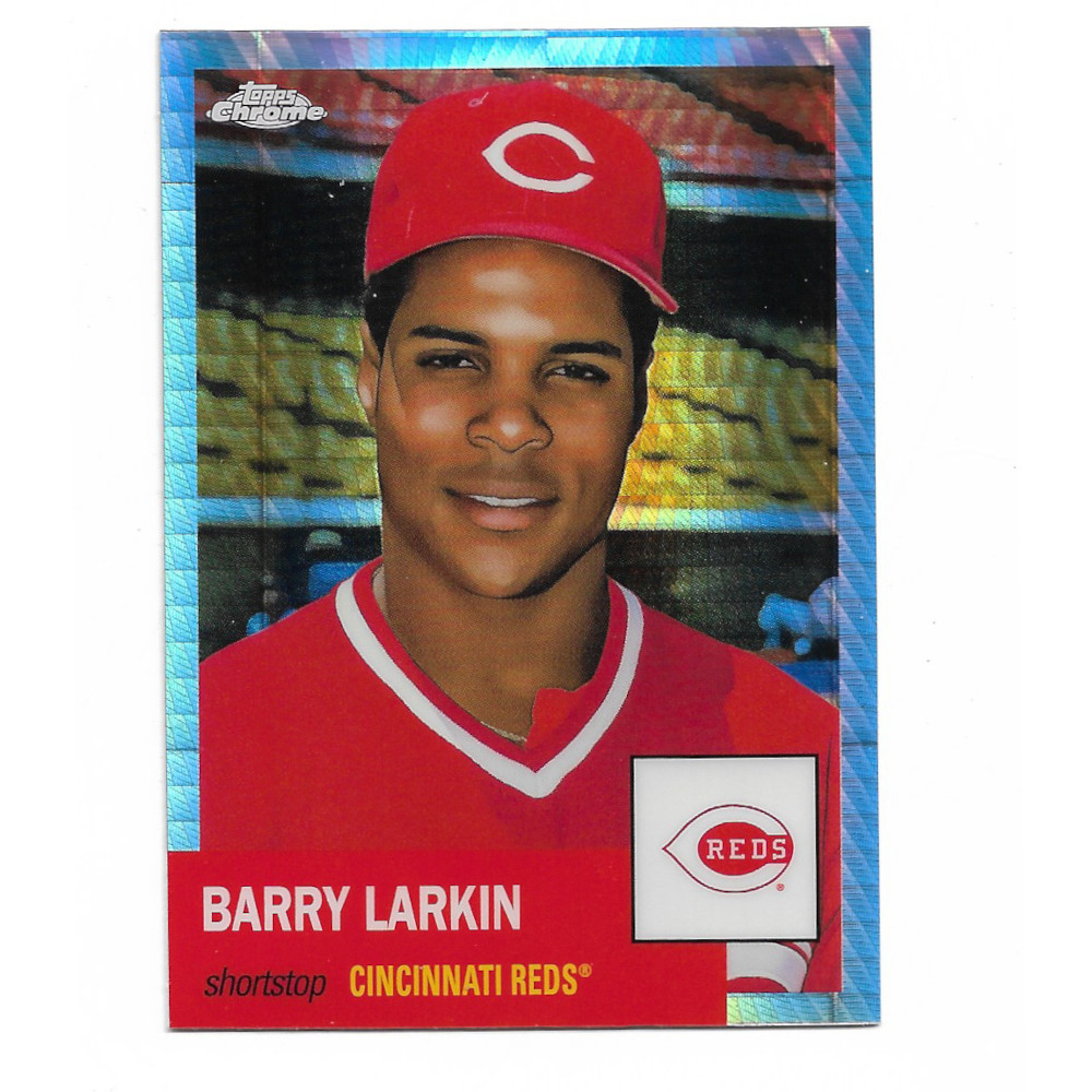 Barry Larkin 2022 Topps Chrome Platinum Anniversary Prism Refractor # 74