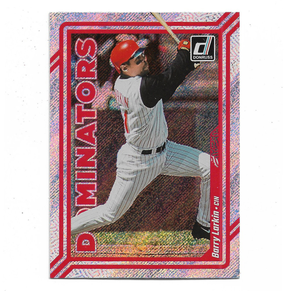 Barry Larkin 2021 Donruss Dominators Silver # 6