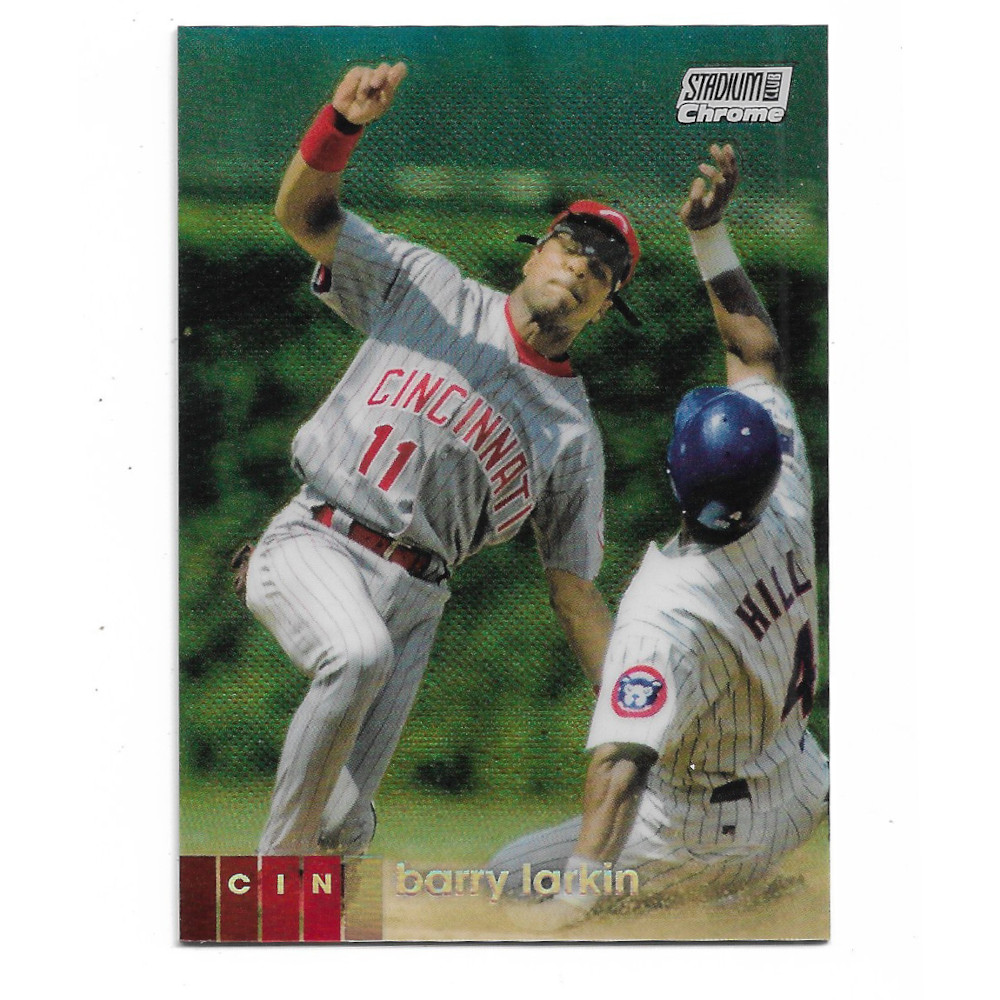 Barry Larkin 2020 Stadium Club Chrome Refractor # 102