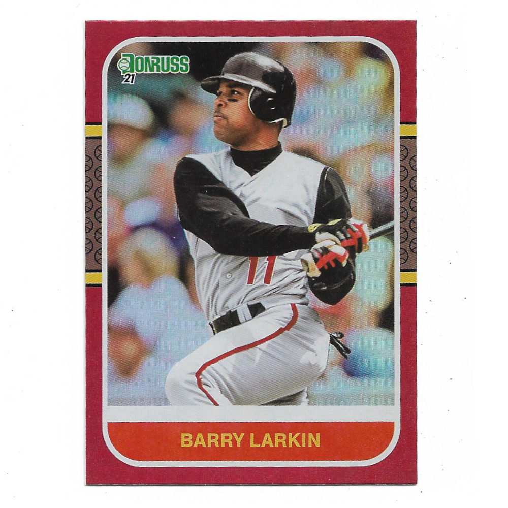 Barry Larkin 2021 Donruss Red Holo # 215